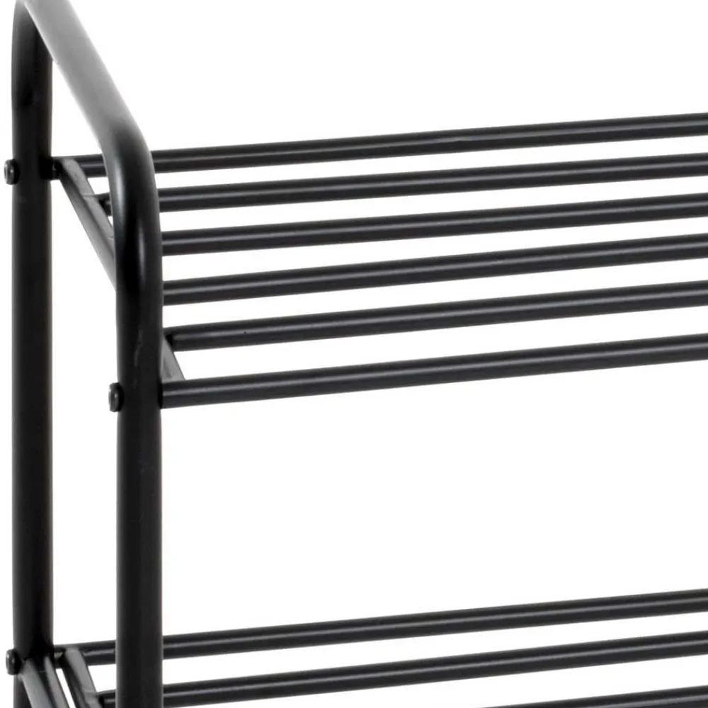 Wohnen Schuhregal mit vier Böden aus Stahl - Yadina