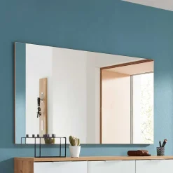 Wohnen Garderoben|Garderoben*Schuhschrank & Wandspiegel Set Reestyl in Eiche Dekor (zweiteilig)