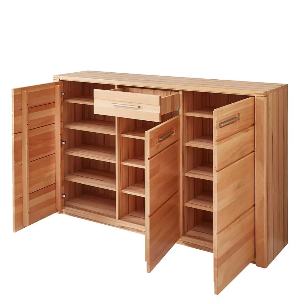 Wohnen Schuhschrank - 160x100x40 cm in Kernbuche - Viktorion