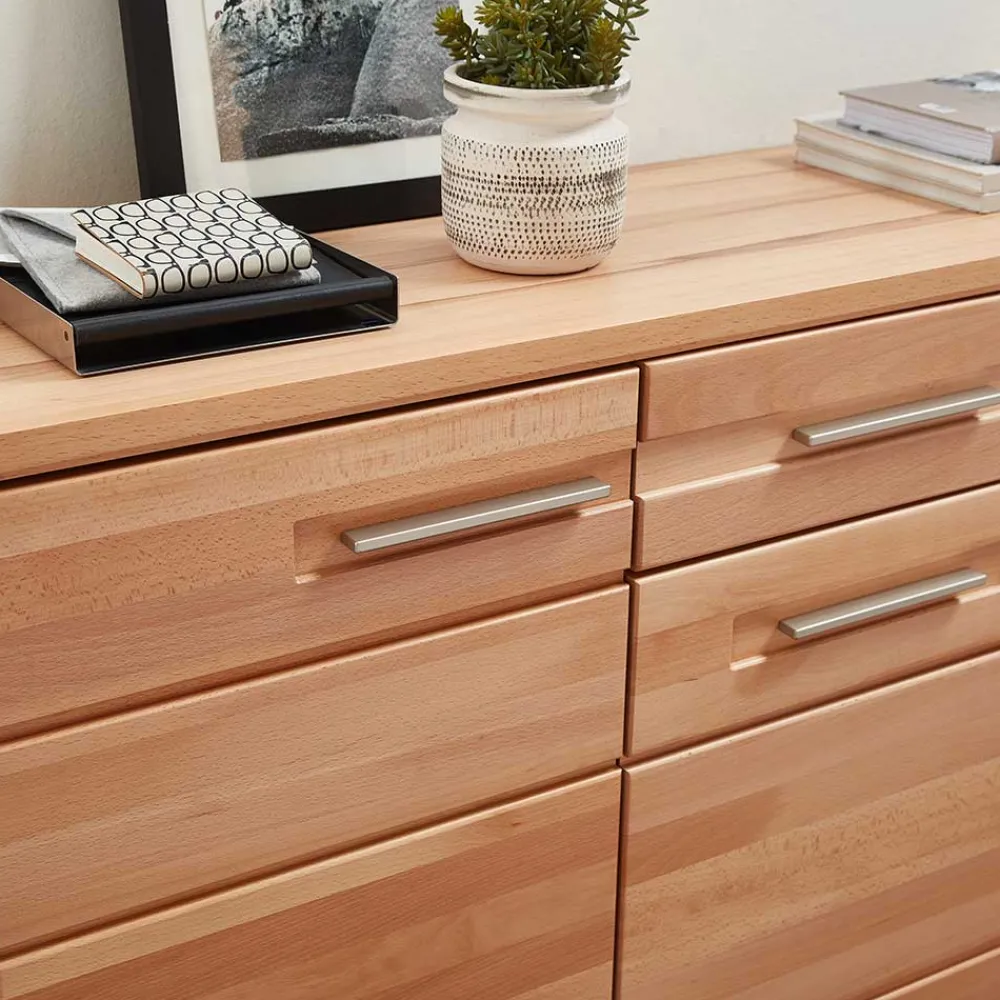 Wohnen Schuhschrank - 160x100x40 cm in Kernbuche - Viktorion