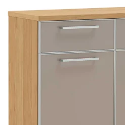 Wohnen Schuhschränke*Schuhschrank Diecca in Taupe Glas beschichtet