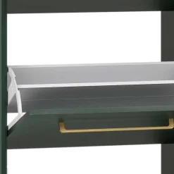 Wohnen Schuhschränke*Schuhschrank in Dunkelgrün & Gold - Aqua