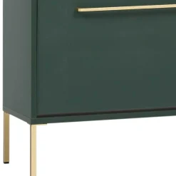 Wohnen Schuhschränke*Schuhschrank in Dunkelgrün & Gold - Aqua