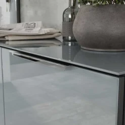 Wohnen Schuhschrank in Grau glasbeschichtet - Ilfred