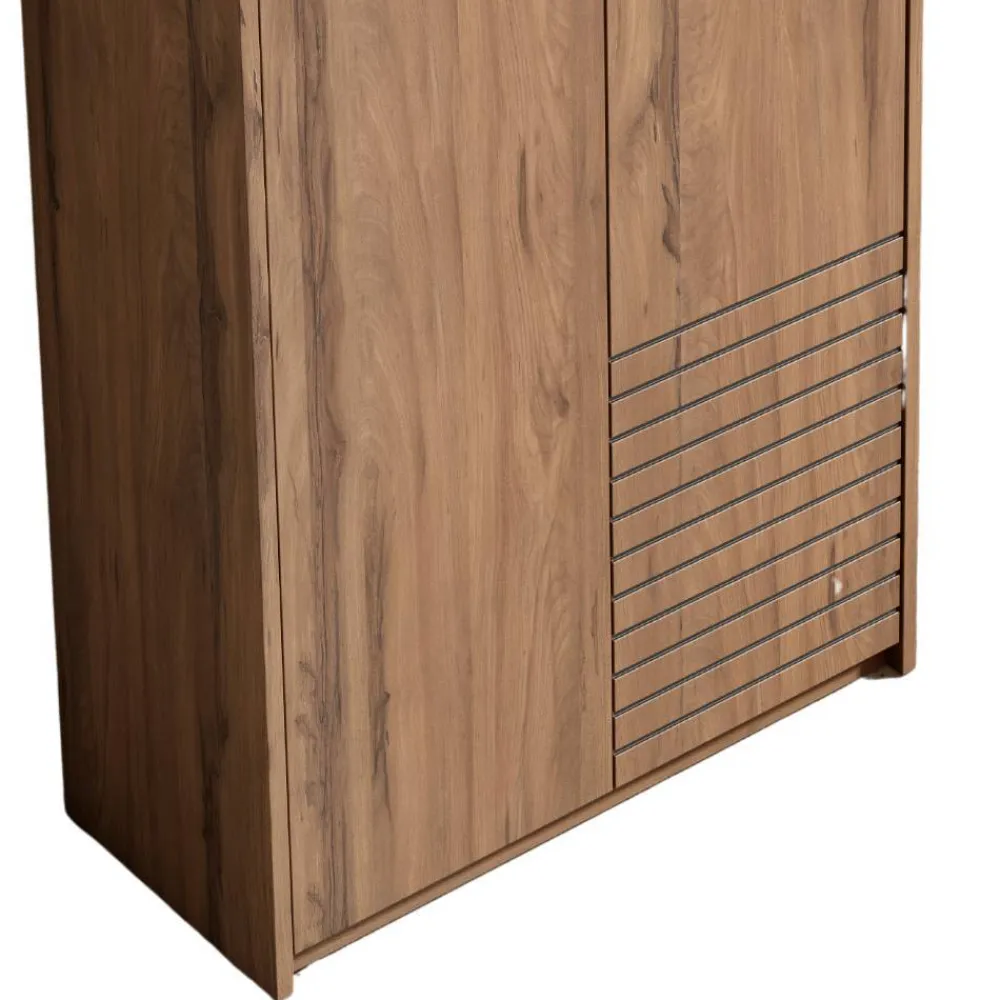 Wohnen Schuhschrank in Holzoptik Braun - Mady