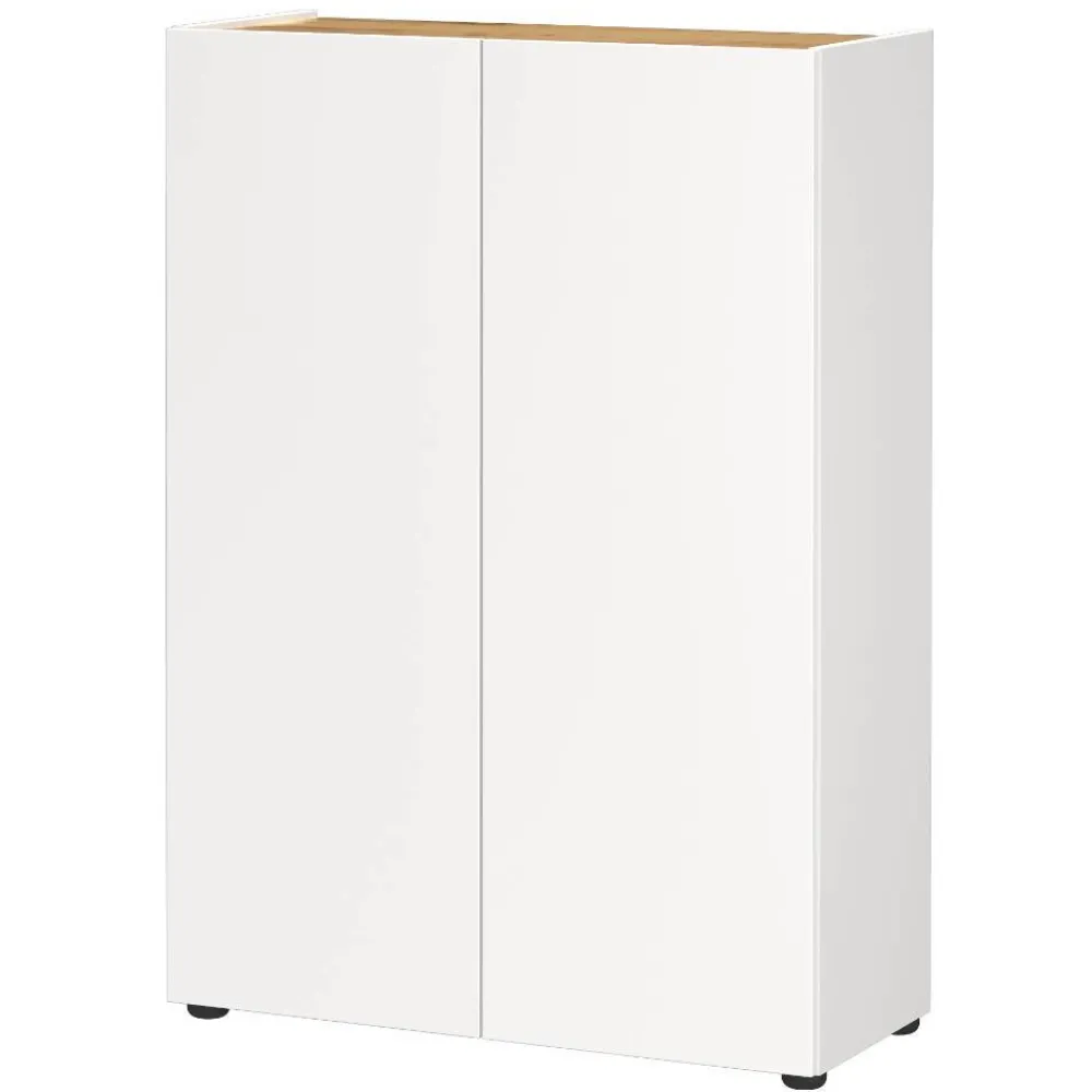 Wohnen Schuhschrank in Weiß mit Eiche - Cooking