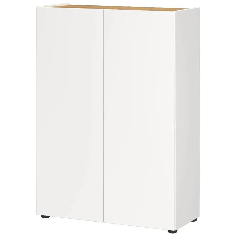 Wohnen Schuhschrank in Weiß mit Eiche - Cooking