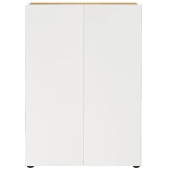 Wohnen Schuhschrank in Weiß mit Eiche - Cooking