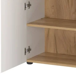 Wohnen Schuhschrank in Weiß mit Eiche - Cooking