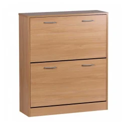 Wohnen Schuhschränke*Schuhschrank mit 2 Klappen in Buche Dekor - Betim