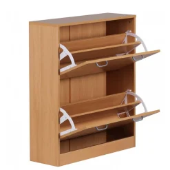 Wohnen Schuhschränke*Schuhschrank mit 2 Klappen in Buche Dekor - Betim