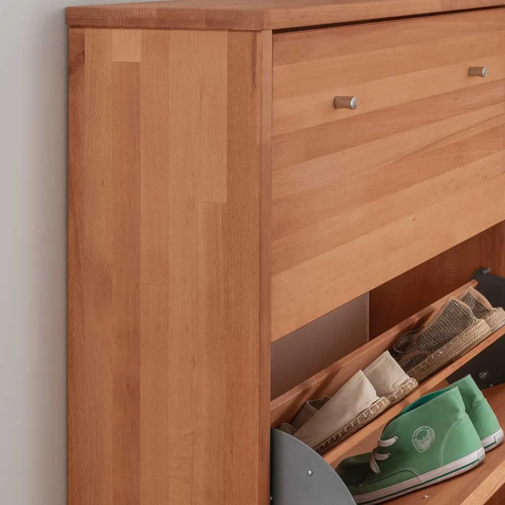 Wohnen Schuhschrank mit drei Schuhklappen - Shimousa