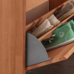 Wohnen Schuhschrank mit drei Schuhklappen - Shimousa