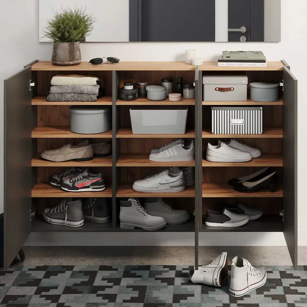 Wohnen Schuhschränke*Schuhschrank mit drei Türen - Calisian