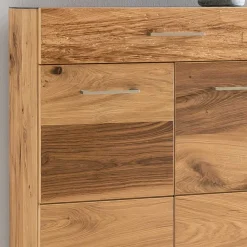 Wohnen Schuhschrank mit Front Balkeneiche Furnier Macusos seidenmatt lackiert