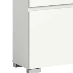 Wohnen Schuhschränke*Schuhschrank mit Glas Klappe in Weiß - Suad