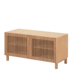 Wohnen Schuhschränke*Schuhschrank mit Lamellen-Türen - Azuro