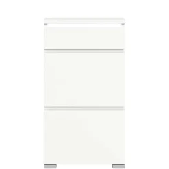 Wohnen Schuhschrank mit Schublade und zwei Klappen - Dany