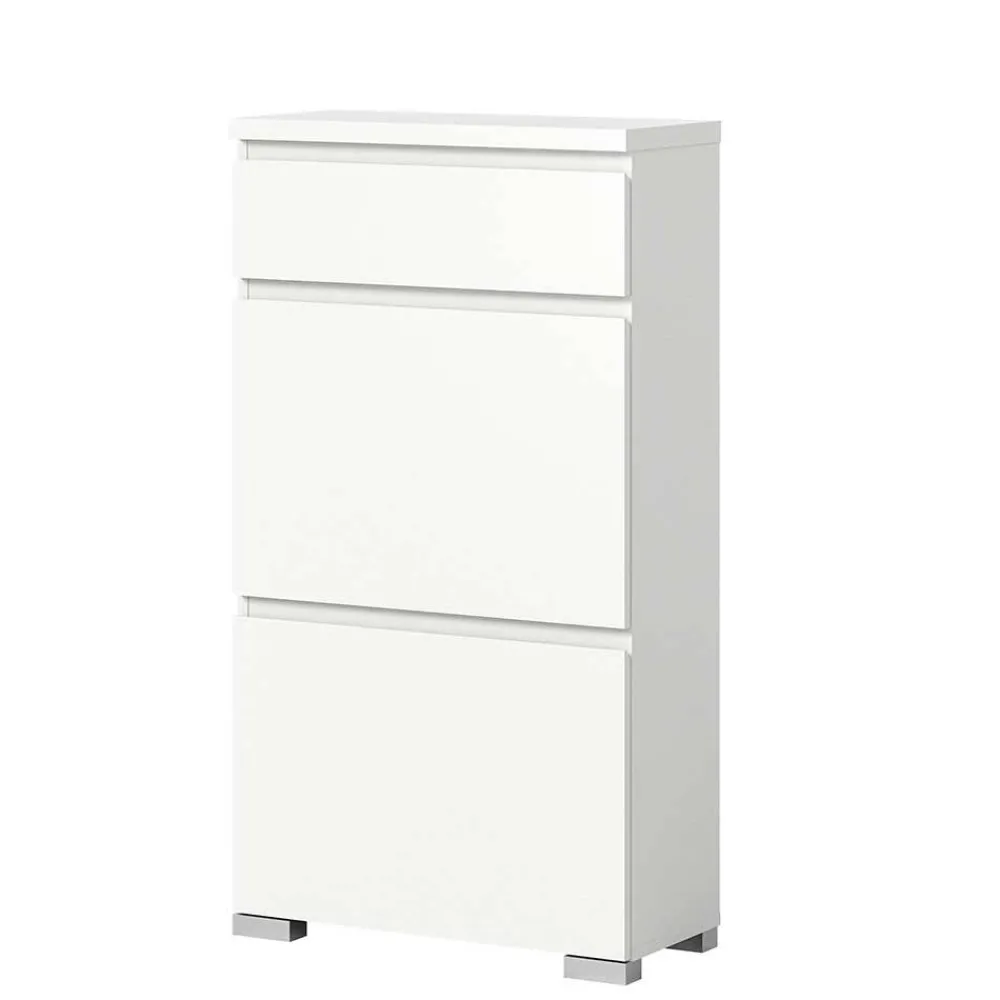 Wohnen Schuhschrank mit Schublade und zwei Klappen - Dany