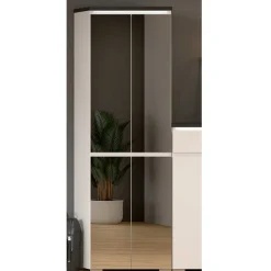 Wohnen Schuhschrank mit vier Spiegeltüren - Suad