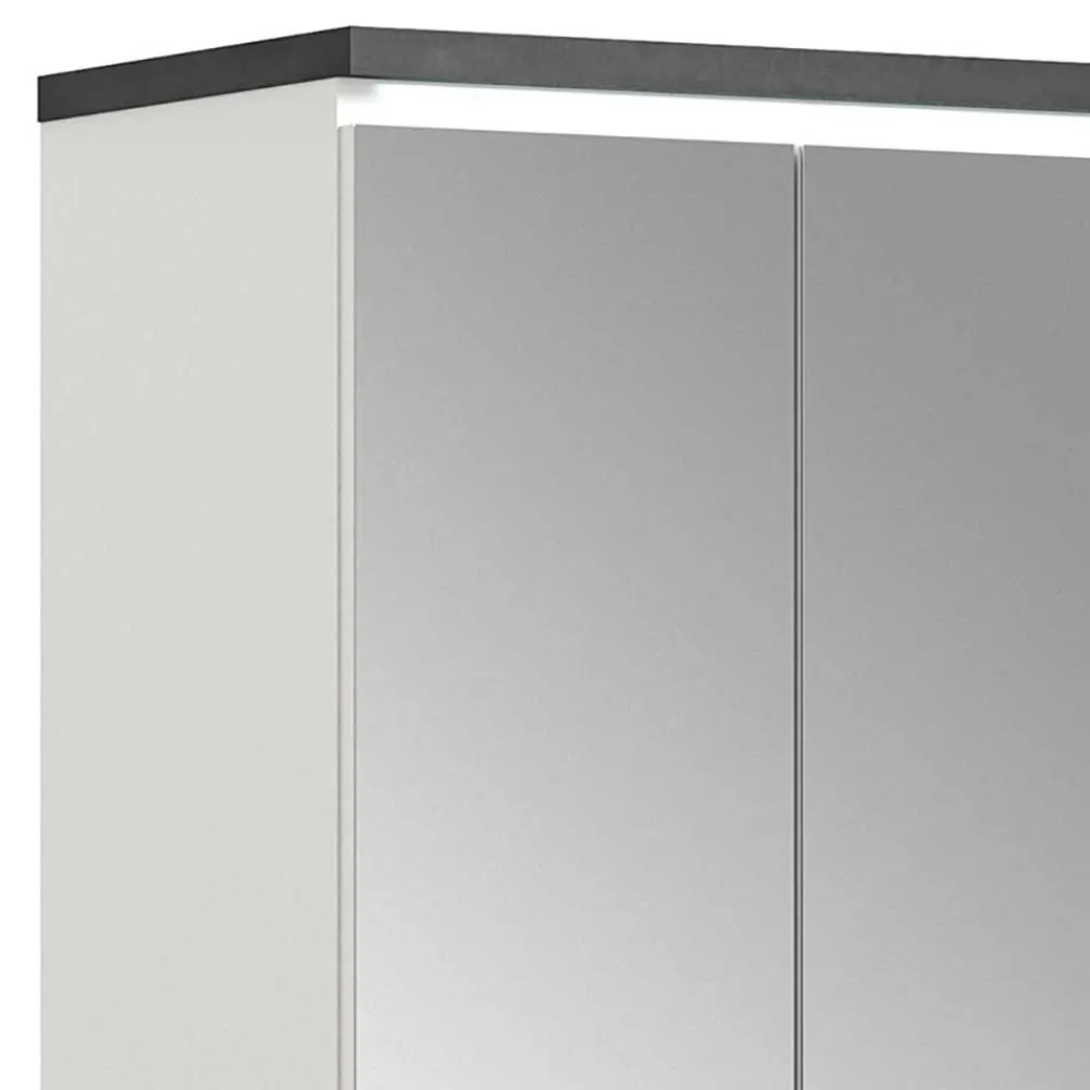 Wohnen Schuhschrank mit vier Spiegeltüren - Suad