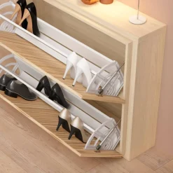 Wohnen Schuhschränke*Schuhschrank mit zwei Schuhwalzen - Calura