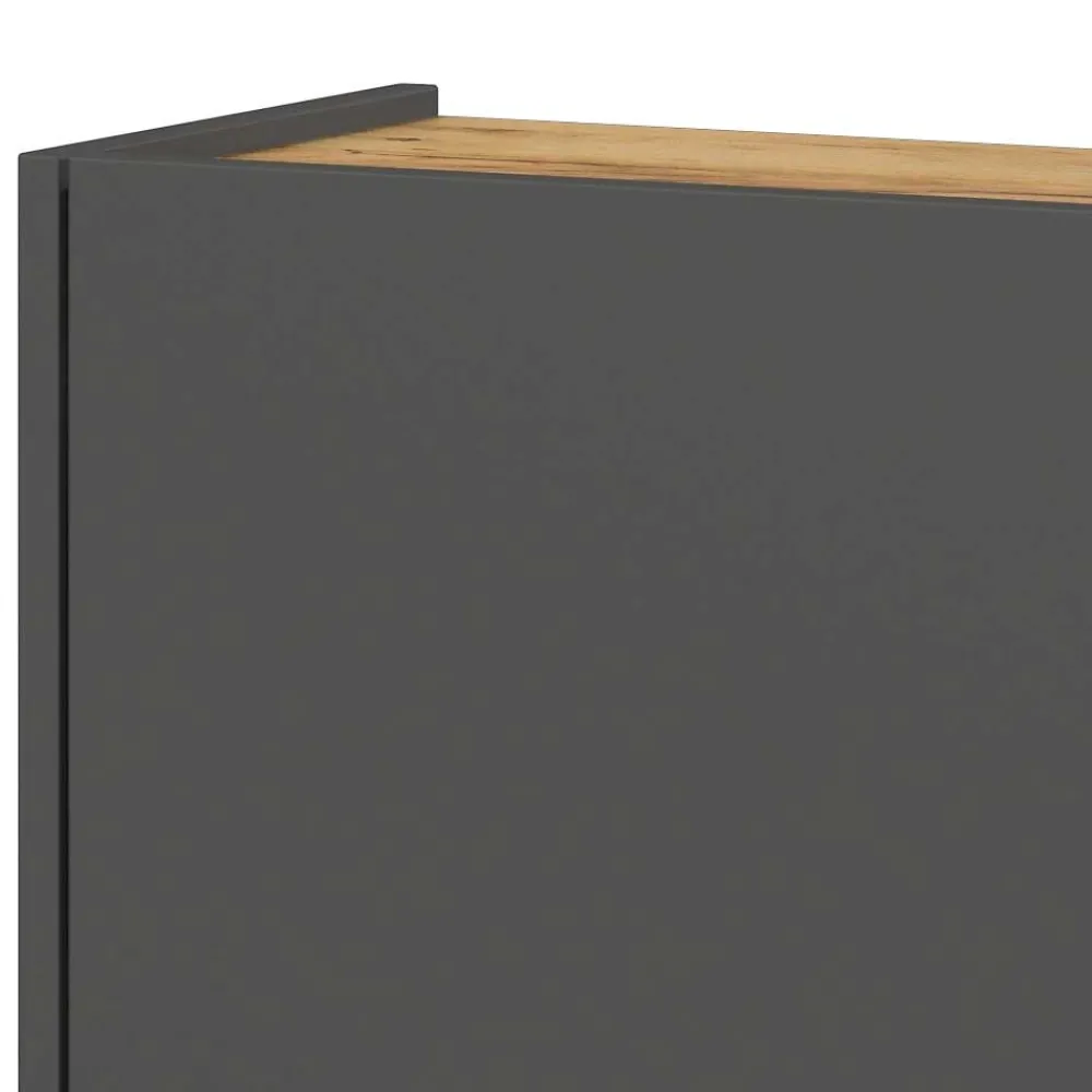 Wohnen Schuhschrank und Rundspiegel Set - Calisian (zweiteilig)