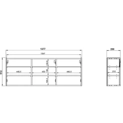 Wohnen Schuhschrank und Rundspiegel Set - Calisian (zweiteilig)