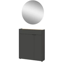 Wohnen Garderoben|Garderoben*Schuhschrank und Spiegel Set - Sidgarus (zweiteilig)