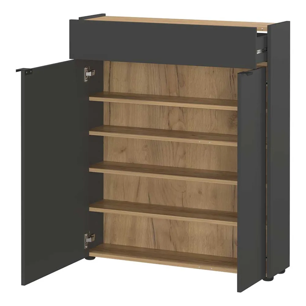 Wohnen Garderoben|Garderoben*Schuhschrank und Spiegel Set - Sidgarus (zweiteilig)