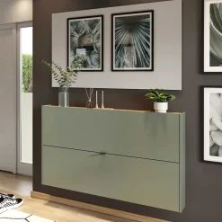 Wohnen Schuhschrank und Spiegel Set - Point (zweiteilig)