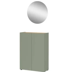 Wohnen Schuhschrank und Spiegel Set - Bien (zweiteilig)