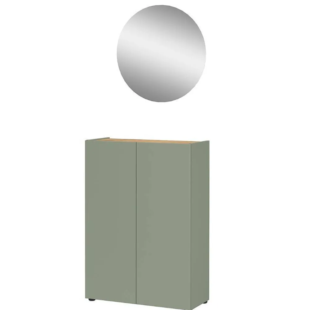 Wohnen Schuhschrank und Spiegel Set - Bien (zweiteilig)