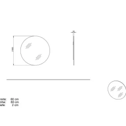 Wohnen Schuhschrank und Spiegel Set - Bien (zweiteilig)