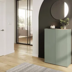 Wohnen Schuhschrank und Spiegel Set - Bien (zweiteilig)