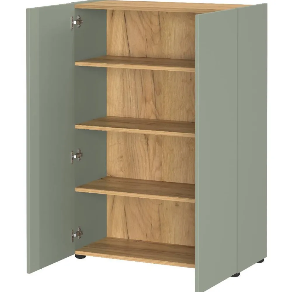 Wohnen Schuhschrank und Spiegel Set - Bien (zweiteilig)