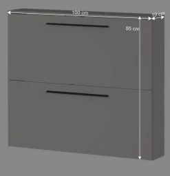 Wohnen Schuhschränke*Schuhschrank zum Aufhängen in Hellgrau - Guaran