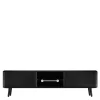 Wohnen Sideboards & Kommoden|Retro Möbel*Schwarz geöltes TV Board aus Eiche - Vlotho