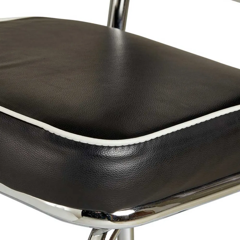 Wohnen Küchen-Essgruppen|Essgruppen*Schwarz Weißes Bartisch Set Barataria im Retro Diner Style (fünfteilig)