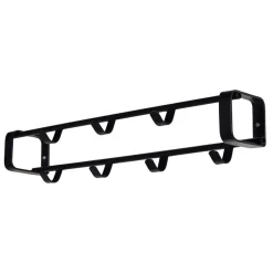 Wohnen Schwarze Garderoben Kombi aus Stahl - Satroni (zweiteilig)