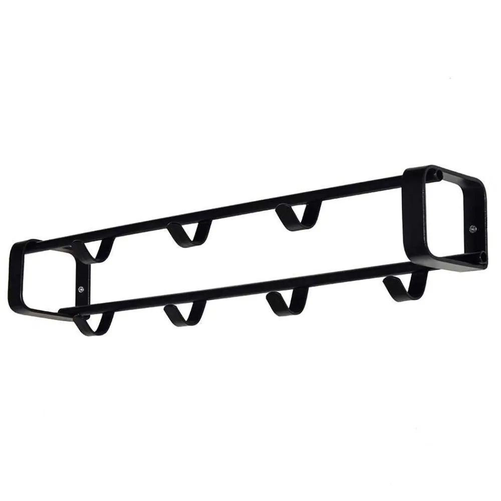 Wohnen Schwarze Garderoben Kombi aus Stahl - Satroni (zweiteilig)