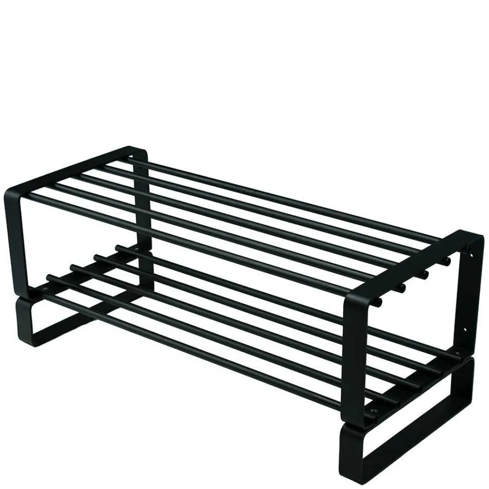 Wohnen Schwarze Garderoben Kombi aus Stahl - Satroni (zweiteilig)