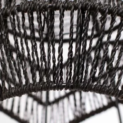 Wohnen Lampen & Leuchten*Schwarze Hängeleuchten aus Papierseil - Maura (2er Set)