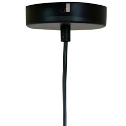 Wohnen Lampen & Leuchten*Schwarze Hängeleuchten aus Papierseil - Maura (2er Set)