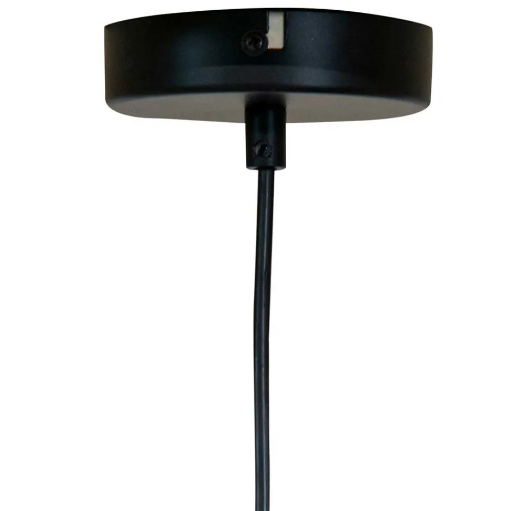 Wohnen Lampen & Leuchten*Schwarze Hängeleuchten aus Papierseil - Maura (2er Set)