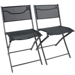 Wohnen Metall-Gartenmöbel|Balkonmöbel*Schwarze Outdoor Essgruppe Set - Xenata (fünfteilig)