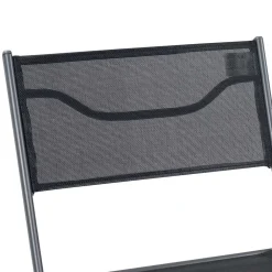 Wohnen Metall-Gartenmöbel|Balkonmöbel*Schwarze Outdoor Essgruppe Set - Xenata (fünfteilig)