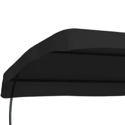 Wohnen Gartenliegen*Schwarze Outdoorliege für zwei Personen - Valdi