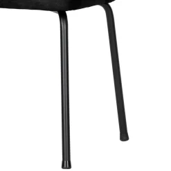 Wohnen Schwarze Stühle aus Recyclingleder - Amaikan (2er Set)