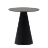 Wohnen Schwarze Möbel|Glasmöbel*Schwarzer Beistelltisch in Zylinderform - Masina